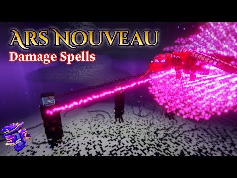 Видео: НАИБОЛЬШИЙ УРОНА наносящие заклинания, сыр Хранителя Хаоса с Ars Nouveau