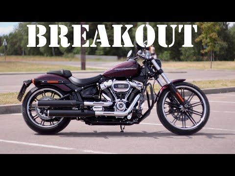 Видео: На смену V-Rod?! Harley Davidson Breakout #МОТОЗОНА №41