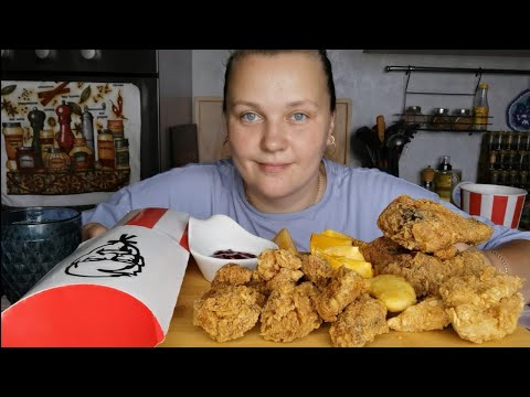 Видео: Мукбанг KFC -Острый ролл🌶 Нужна Ваша помощь