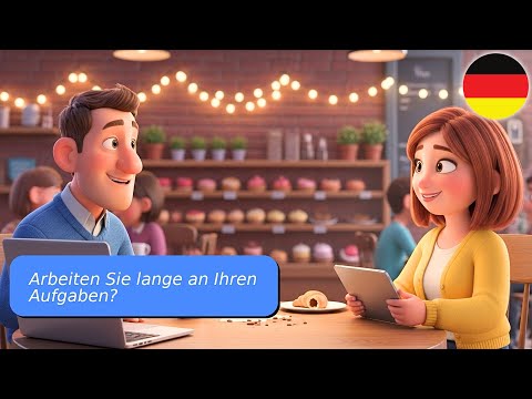 Видео: Простые немецкие разговоры для начинающих | 10 реальных немецких диалогов (A1-A2)