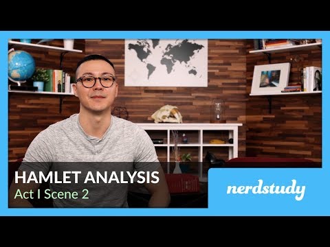 Видео: Анализ «Гамлета» (акт 1, сцена 2) — Nerdstudy