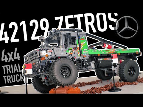 Видео: ОБЗОР 42129 LEGO Technic 4x4 Mercedes-Benz Zetros Trial Truck. Самый мощный внедорожник ЛЕГО!