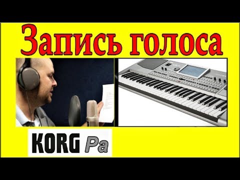 Видео: Почему мне нравится записывать вокал на синтезаторе Korg Pa900: Voice Recording~manual