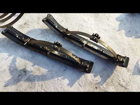 Видео: Рессорная передняя подвеска на самодельный снегоход!часть 1