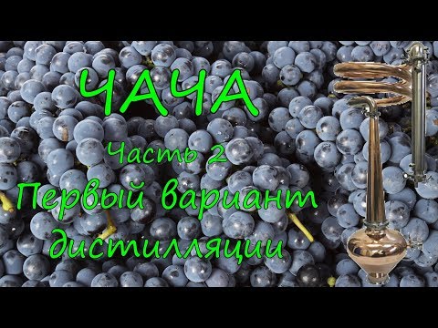 Видео: ЧАЧА. Первый вариант дистилляции. Часть 2.