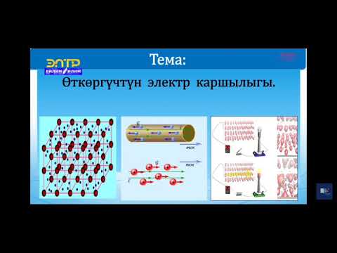 Видео: 8-класс.Өткөргүчтүн электр каршылыгы.