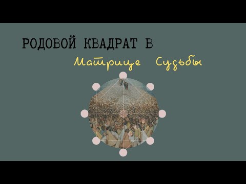 Видео: Как на нас влияет РОД? Родовая карма через Матрицу Судьбы