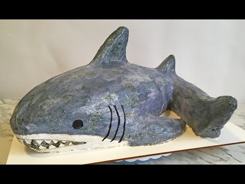 Видео: 3D Торт "Акула" на Праздник!!! / Праздничный Торт / Авторский Рецепт / Пошаговый Рецепт / Shark Cake