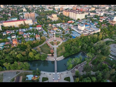 Видео: Черкесск. Карачаево-Черкесская Республика. Прогулка по парку "Зеленый остров".