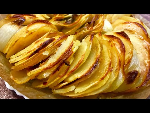 Видео: Картофи печени- такива вкусни и красиви още не сте яли: нежни, ароматни, хрупкави отгоре, неустоими