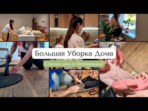 Видео: Большая Уборка в Доме (ч.1) 🧹Уход за домашними помощниками. Чистим робота всей семьей 😄