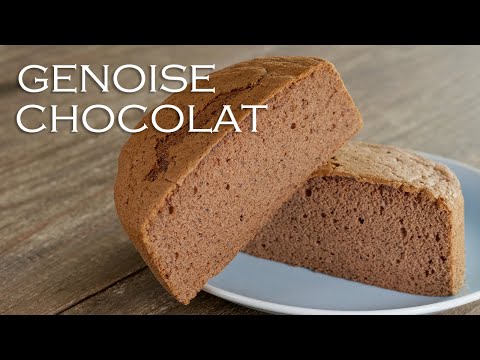 Видео: [Шоколадный торт с губкой] Шеф-повар Патиссье преподает Genoise Chocolat