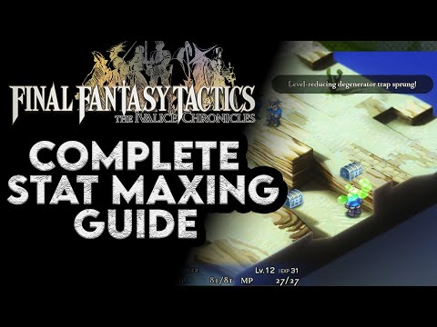 Видео: Final Fantasy Tactics Ivalice Chronicles: полное руководство по увеличению характеристик