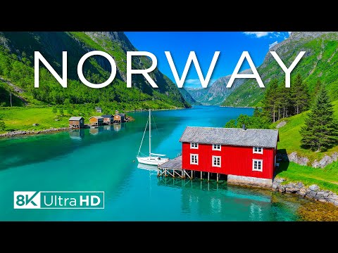 Видео: Норвегия 8K HDR – Страна фьордов | Величественные горы, кристальные фьорды и северное сияние