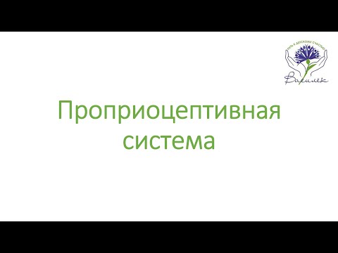 Видео: Консультация для родителей "Проприоцептивная стимуляция"
