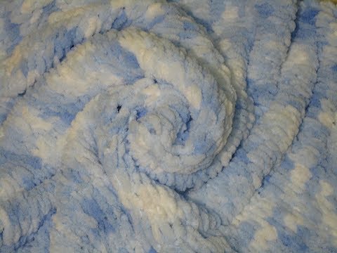 Видео: Плед из пряжи Alize Puffy