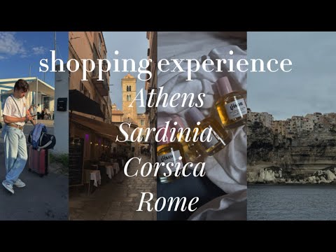 Видео: shopping experience / Афины, Сардиния, Корсика, Рим 