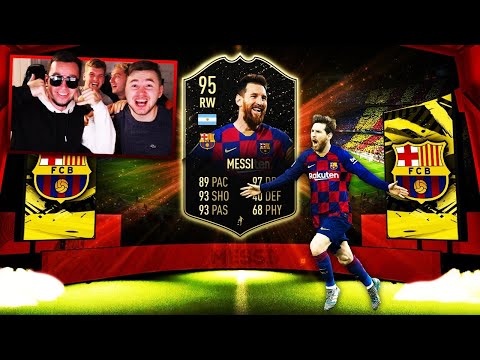 Видео: ПОЙМАЛИ МЕССИ 95 В ПАКЕ | IF MESSI IN A PACK | x3 TOP 100 WL REWARDS FIFA 20