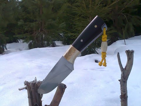 Видео: Нож из пилы "Кайман" Изготовление