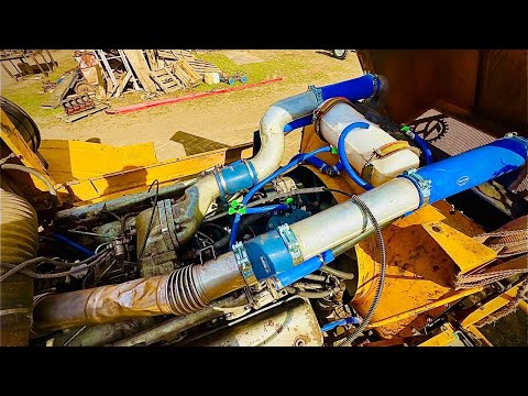 Видео: Установка двигателя ЯМЗ 7511 на К-700