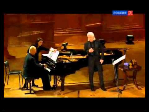 Видео: Дмитрий Хворостовский. Георгий Свиридов - "Петербург"