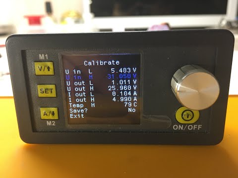 Видео: Калибровка DPS5020