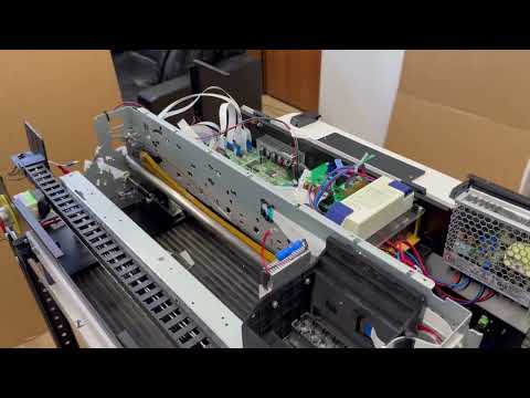 Видео: Как заменить каретку на УФ принтере PrintX (Epson 1390, 1410, 1500 и L1800)