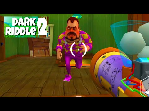 Видео: ПРИВЕТ СОСЕД DARK RIDDLE 2 Марс полное прохождение в игре Дарк Риддл 2 Марс сосед вышел за карту