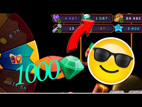 Видео: Кручу колесо фортуны! Мега везения! 1000 брильянтов?