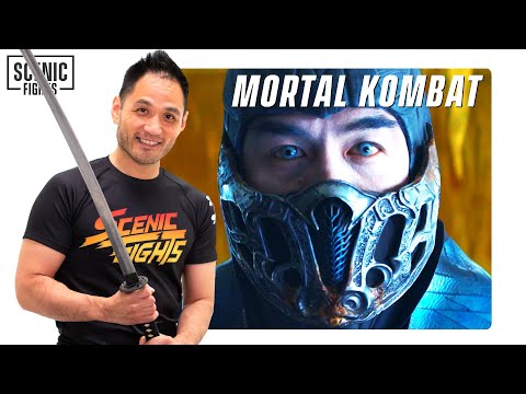 Видео: Эксперт по боевым искусствам Кали разбирает сцену боя Скорпиона против Саб-Зиро из Mortal Kombat ...