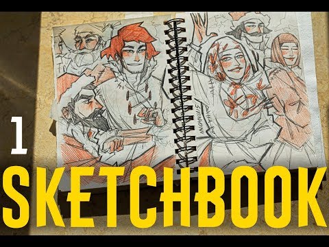 Видео: Sketchbook 2015 | Обзор старого скетчбука №1