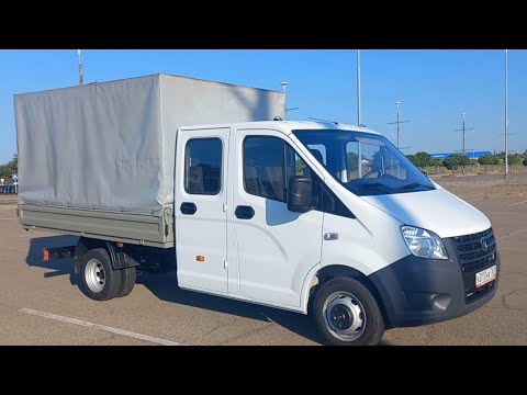 Видео: ГазельНекст двухрядная кабина, дизель,, круизконтроль, кондиционер, пробег 20т.км., год выпуска 2024