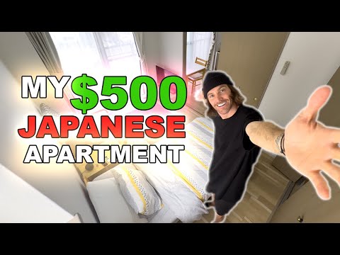 Видео: Мой тур по японским квартирам за 500 долларов... студенческое жилье