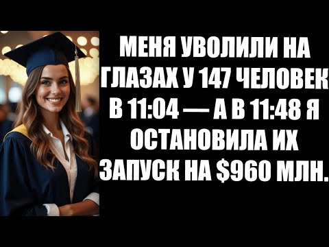 Видео: МЕНЯ УВОЛИЛИ НА ГЛАЗАХ У 147 ЧЕЛОВЕК В 11:04 — А В 11:48 Я ОСТАНОВИЛА ИХ ЗАПУСК НА $960 МЛН
