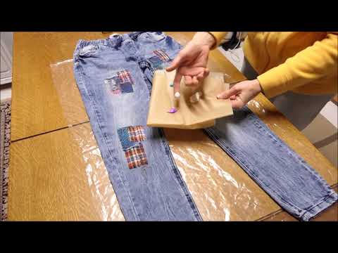Видео: DIY Из старого новое  Декорируем джинсы.  WERBEVIDEO