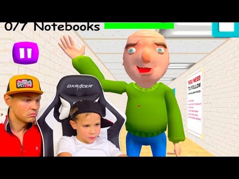 Видео: Обновленный злой учитель математики в Baldi's basics in education and learning