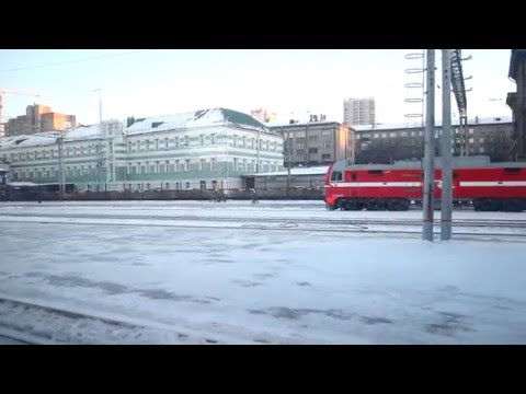 Видео: Прибытие на станцию Новосибирск-Главный