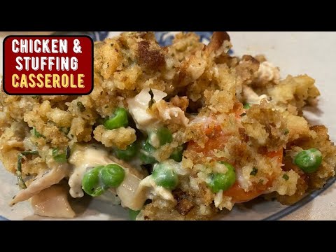 Видео: Рецепт запеканки из курицы с начинкой ~ Идея для быстрого ужина!