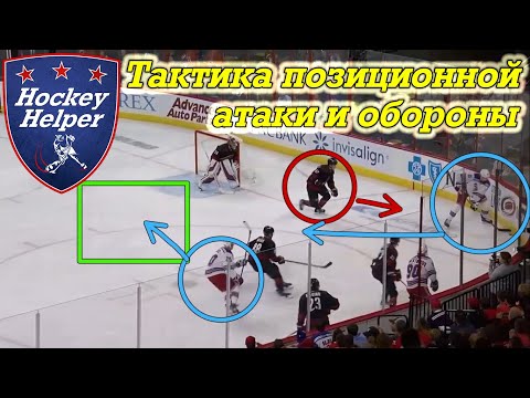 Видео: Позиционная атака в хоккее и как лучше сыграть в обороне