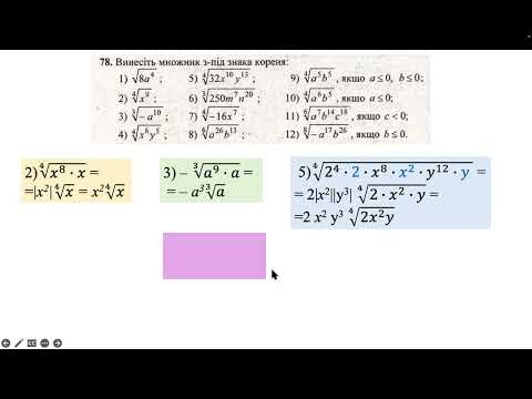 Видео: Корінь n-го степеня. Урок 4(продовження). Алгебра 10 кл