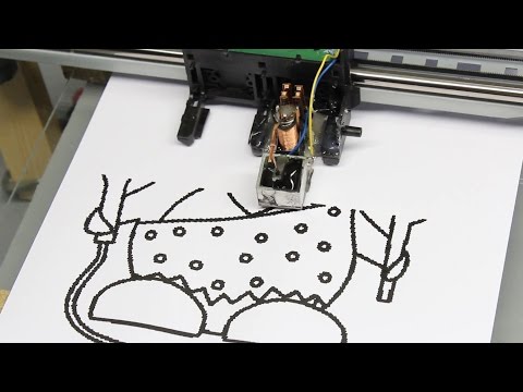Видео: Самодельный принтер на линейных приводах (Английская версия)