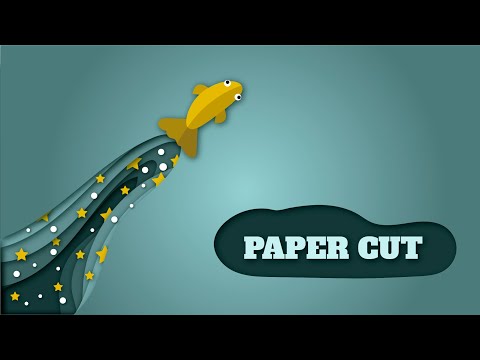 Видео: Рисуем иллюстрацию в технике PAPER CUT в программе Adobe Illustrator