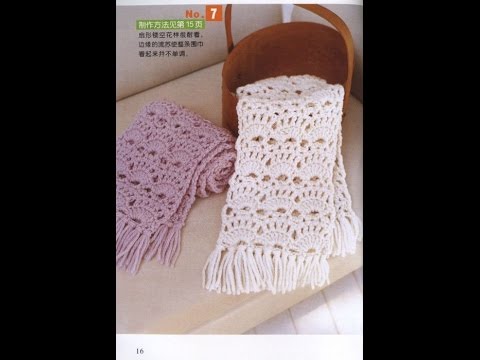 Видео: Ажурный шарф крючком. (лёгкий уровень сложности). МК.