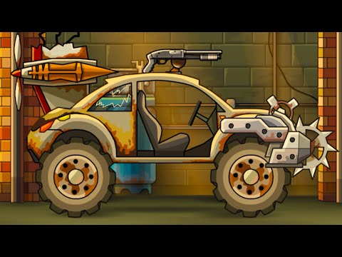 Видео: Легковая МАШИНА Earn to Die #1 Начало. Новые тачки Кида против зомби на МК