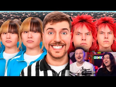 Видео: 100 Близнецов Борются За $250,000 | РЕАКЦИЯ на MrBeast