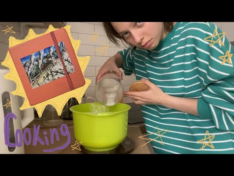 Видео: Art vlog? Готовлю, а потом рисую в скетчбуке.