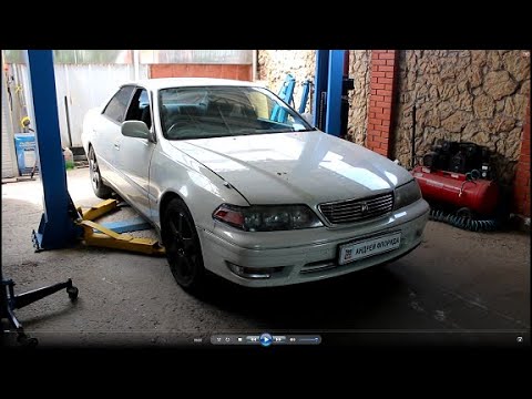 Видео: Зашумела трапеция дворников оторвался магнит на Toyota Mark II Тойота Марк 2 JZX 101 1998 года