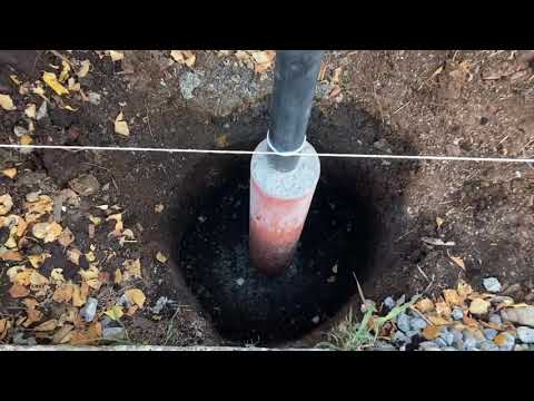 Видео: Довожу столбы для забора до ума. Дача середина октября 2021 СНТ «Автотранспортник»