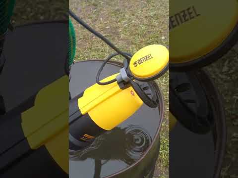 Видео: Дренажный насос  DENZEL DP900S как качает обзор от дачника.