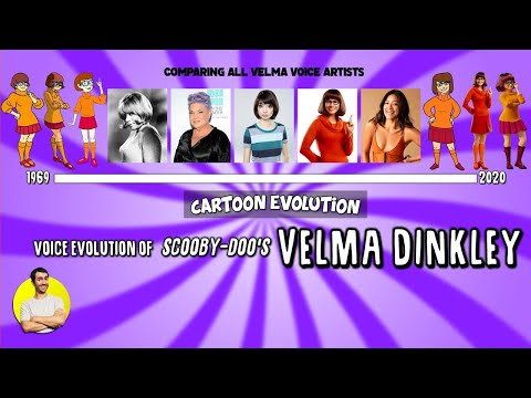 Видео: Эволюция голоса Велмы Динкли (Скуби-Ду) — 51 год в сравнении и объяснении | Эволюция мультфильмов